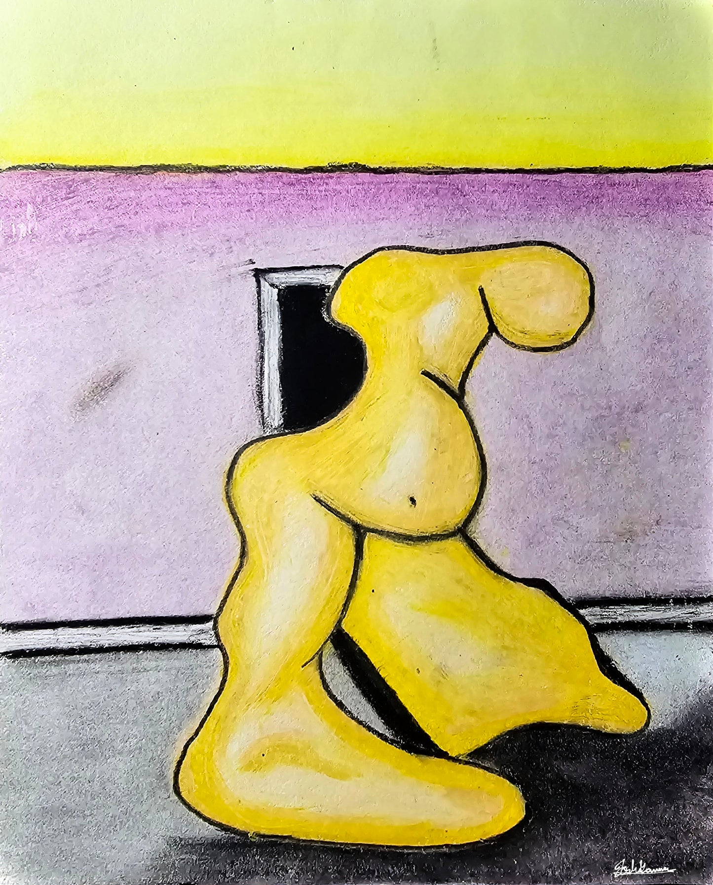 large print on canvas 30x40 in ,2 in thick