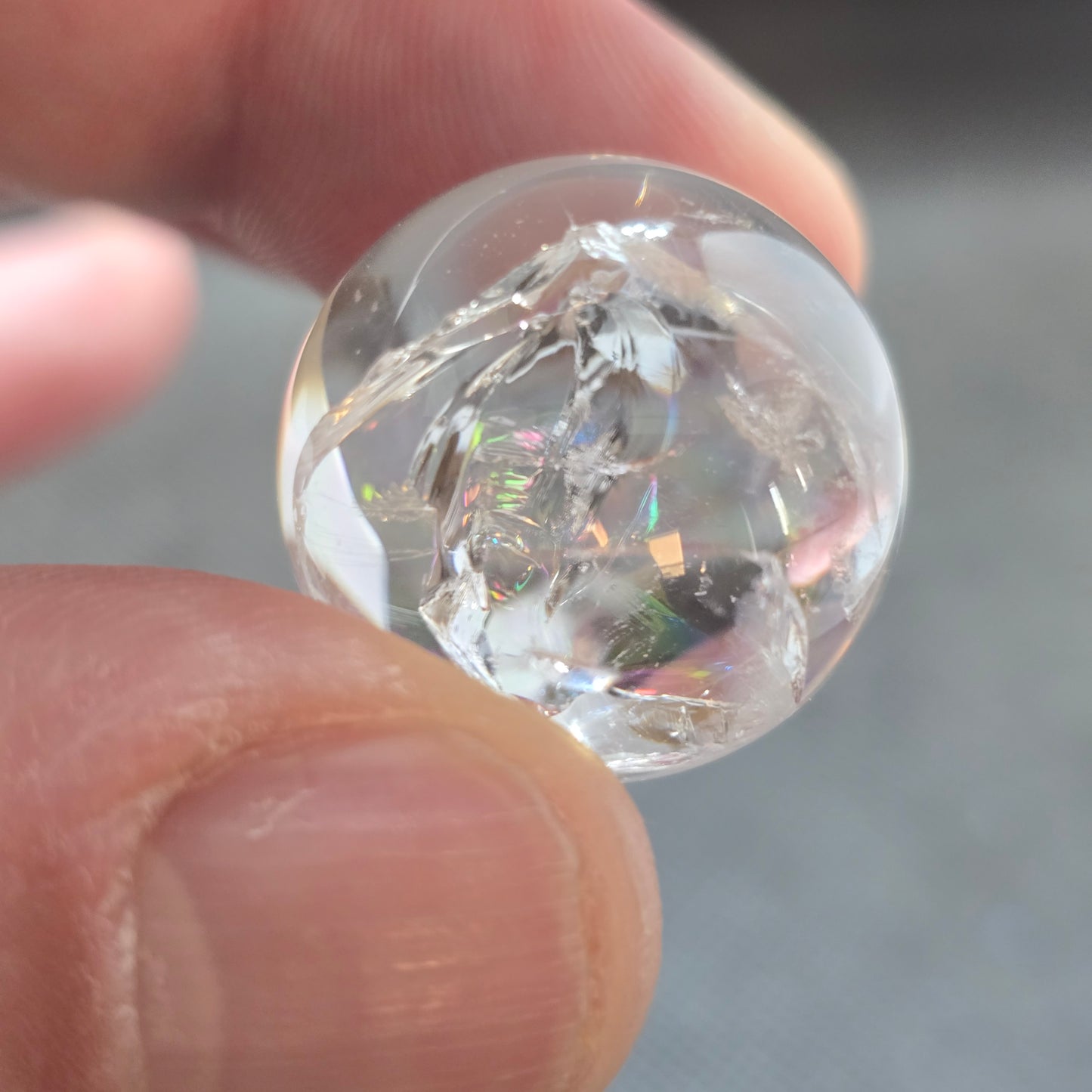 Rainbow Quartz Spheres 1