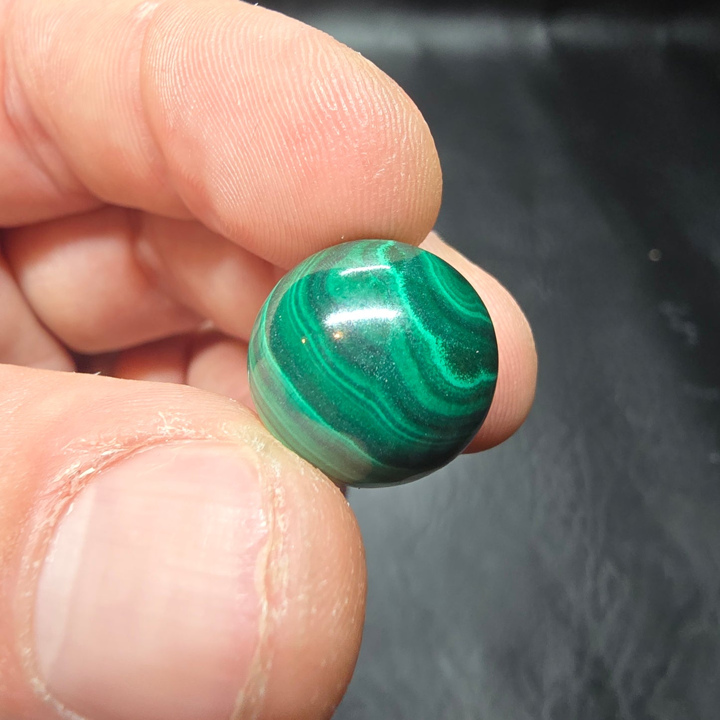 Malachite Spheres 0.5
