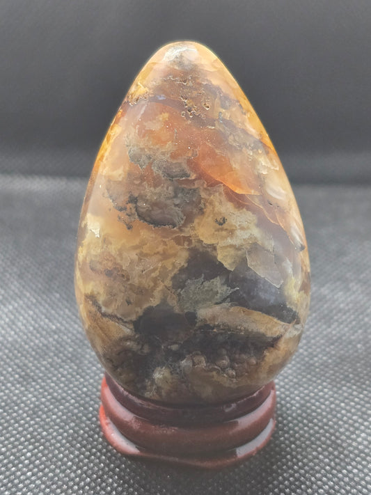 Yellow Seam Agate Egg