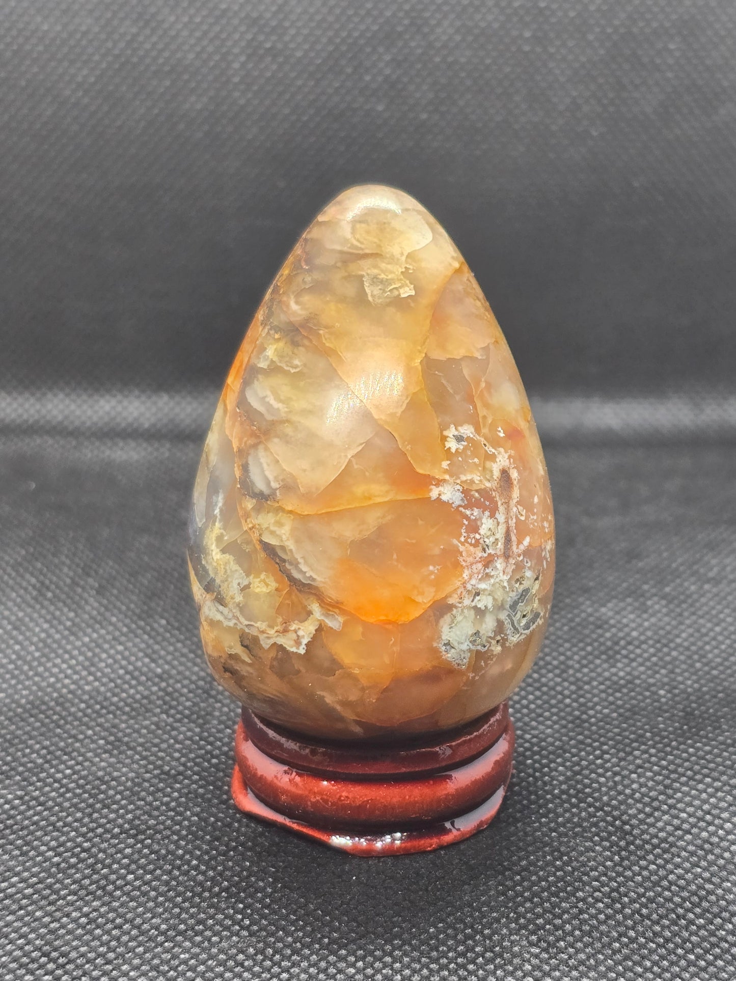 Yellow Seam Agate Egg