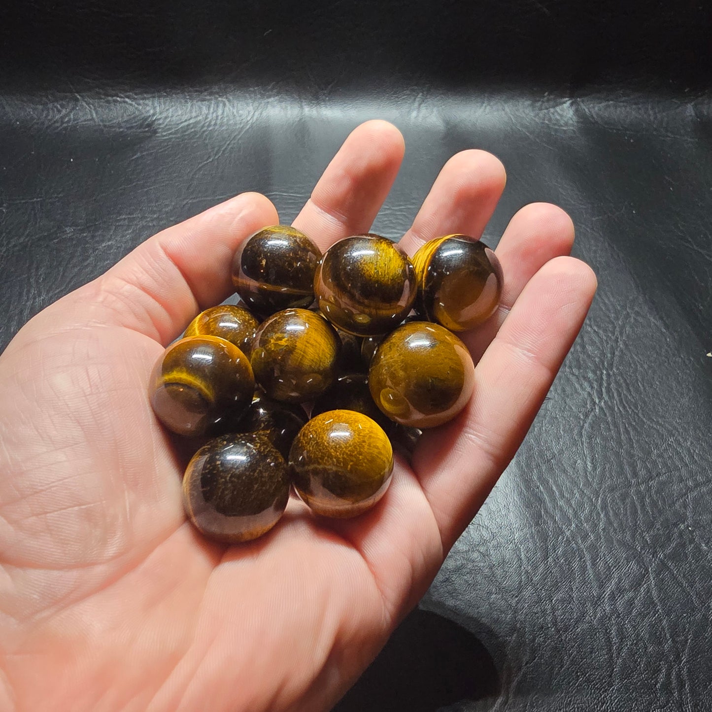 Tigers Eye Spheres
