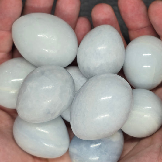Blue Calcite Eggs