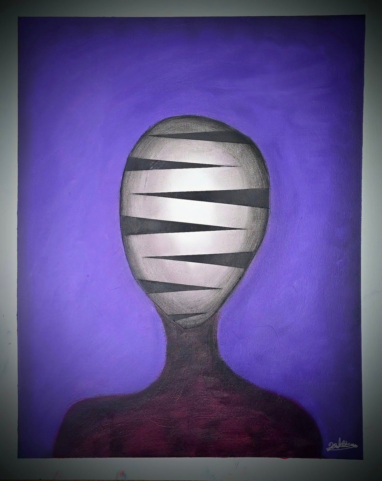 original oil painting 16x20in loose canvas