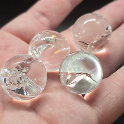 Rainbow Quartz Spheres 1
