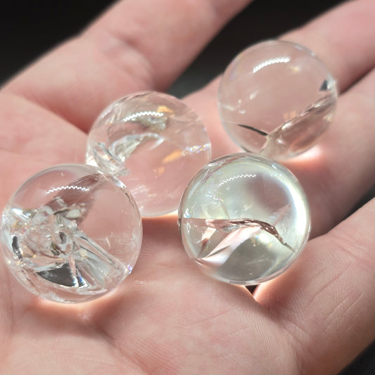 Rainbow Quartz Spheres 1