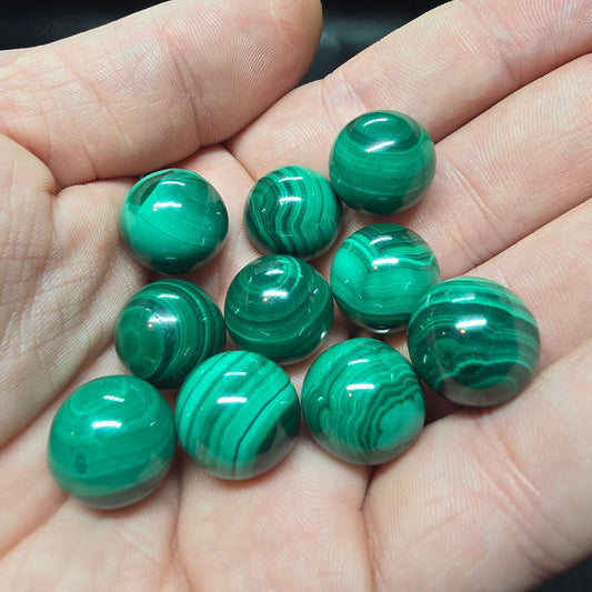 Malachite Spheres 0.5