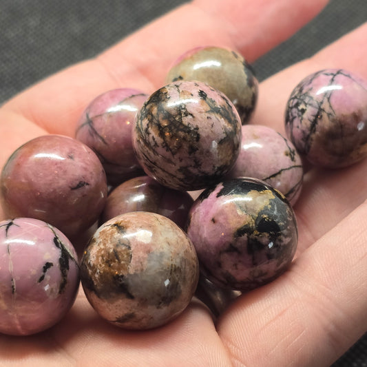 Rhodonite Spheres