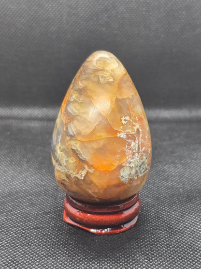 Yellow Seam Agate Egg